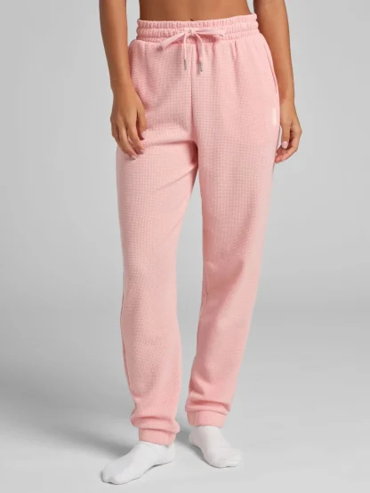 Waffle-Knit Lounge Joggers - Lagoon