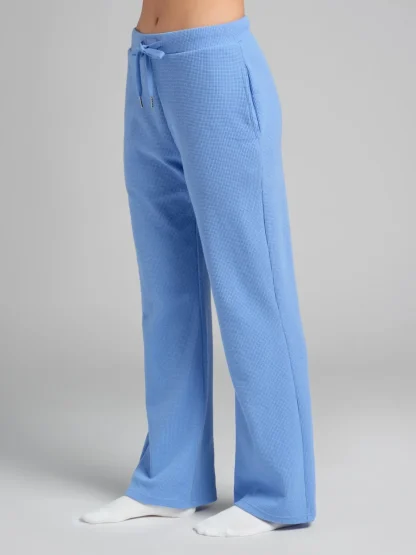 Waffle-Knit Lounge Pants - Sage Green