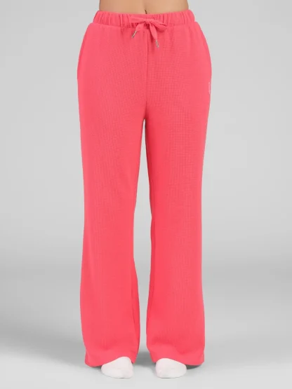 Waffle-Knit Lounge Pants - Sage Green