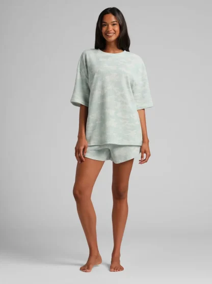 Waffle-Knit Lounge Shorts - Harbor