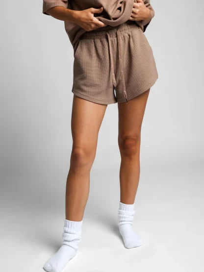 Waffle-Knit Lounge Shorts - Harbor