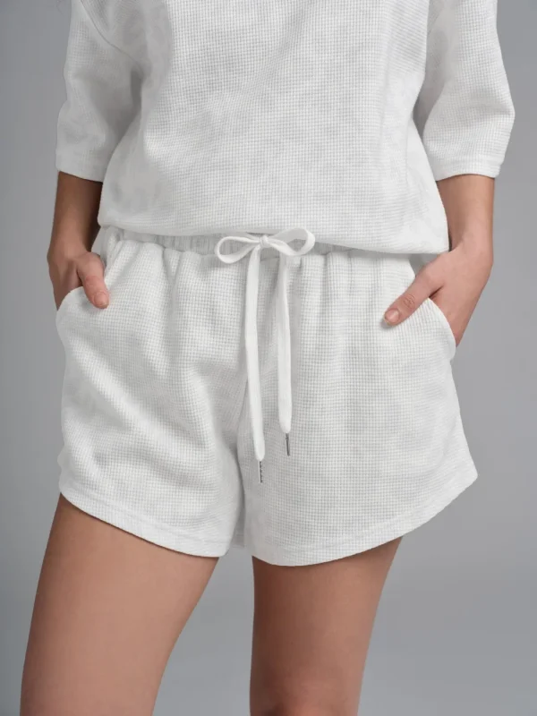 Waffle-Knit Lounge Shorts - Harbor