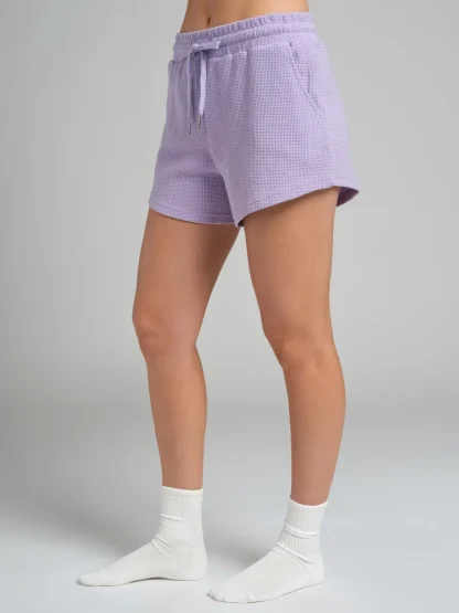 Waffle-Knit Lounge Shorts - Harbor
