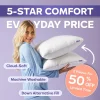 Waterproof Stain-Resistant Bed Pillow 2-Pack - King
