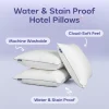 Waterproof Stain-Resistant Bed Pillow - Standard