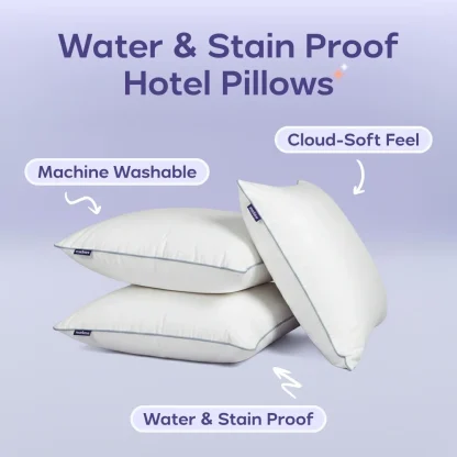 Waterproof Stain-Resistant Bed Pillow - Standard