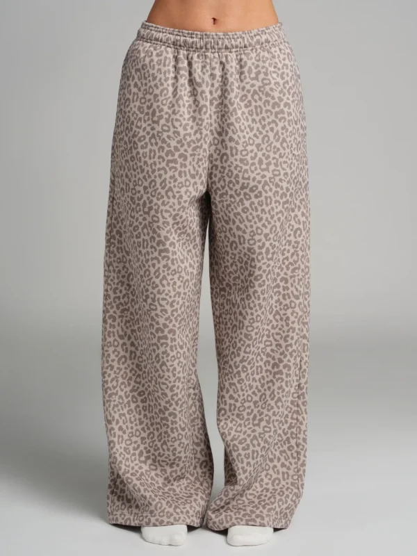 Wide Leg Sweatpants - Allure Blue