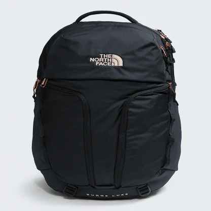 Women's Commuter Backpack - Black/Coral