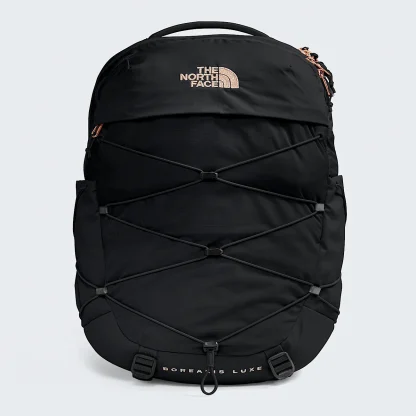 Women's Commuter Backpack - Black/Coral