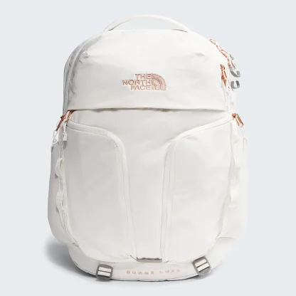 Women's Commuter Backpack - Black/Coral