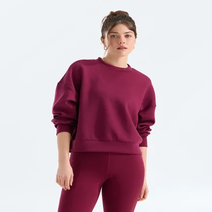 Women's Crewneck Sweatshirt - Gray