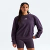 Women's Double-Knit Crewneck Sweatshirt - Blue