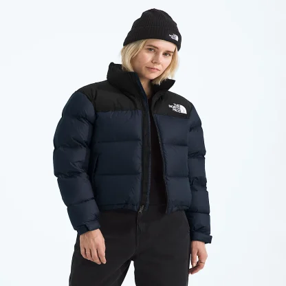 Women's Down Puffer Jacket - Black