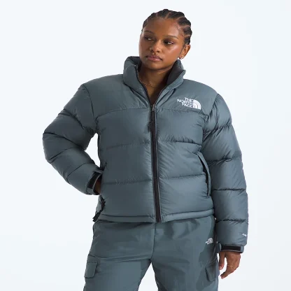 Women's Down Puffer Jacket - Black