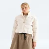 Women's Down Puffer Jacket - Cream