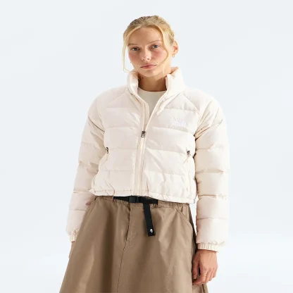 Women's Down Puffer Jacket - Cream