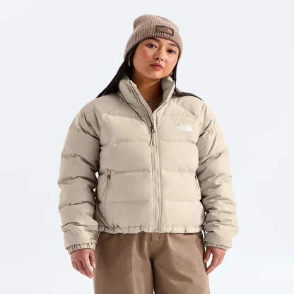 Women's Down Puffer Jacket - Cream