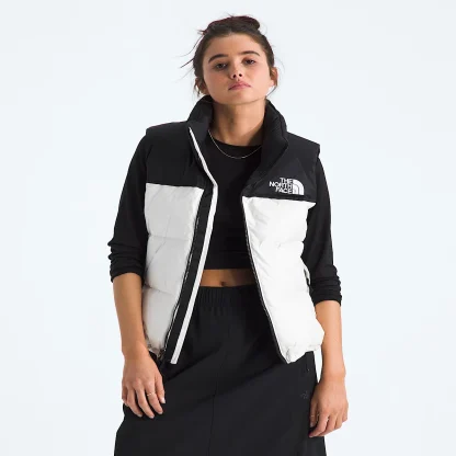 Women's Down Puffer Vest - Black