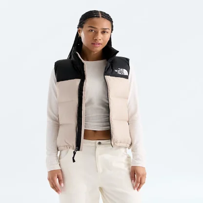 Women's Down Puffer Vest - Black