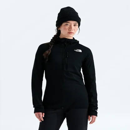 Women's Full-Zip Fleece Climbing Hoodie - Burgundy