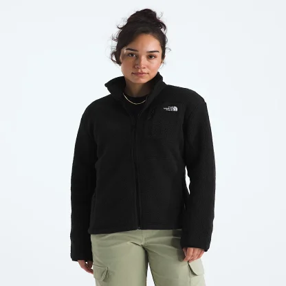 Women's Full-Zip Fleece Jacket - Black