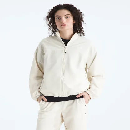 Women's Full-Zip Fleece Jacket - White