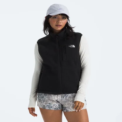 Women's Full-Zip Fleece Vest - Black