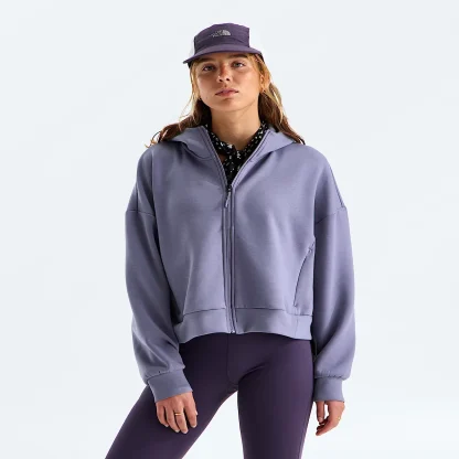 Women's Full-Zip Hooded Jacket - Black