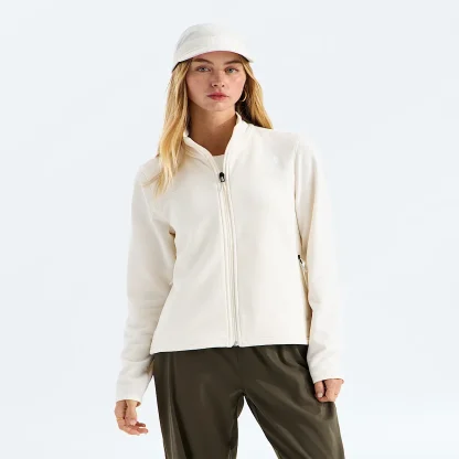 Women's Grid Fleece Jacket - Black