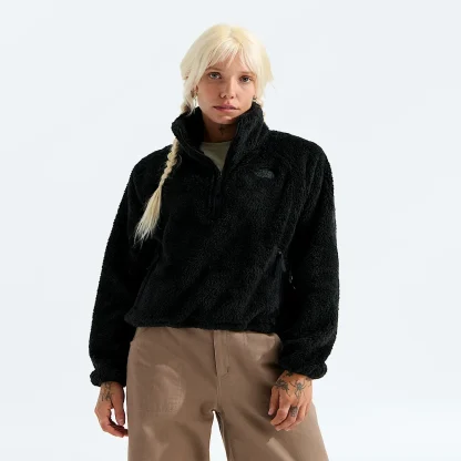Women's Half-Zip Fleece Pullover - Garnet