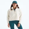 Women's Half-Zip Fleece Pullover - Gray