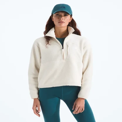 Women's Half-Zip Fleece Pullover - Gray