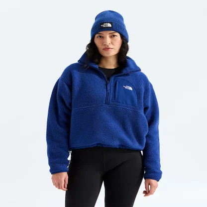 Women's Half-Zip Fleece Pullover - Gray