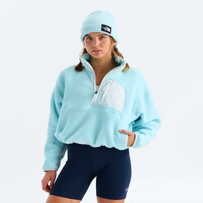 Women's Half-Zip Fleece Pullover - Gray