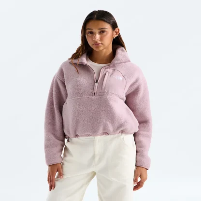 Women's Half-Zip Fleece Pullover - Gray