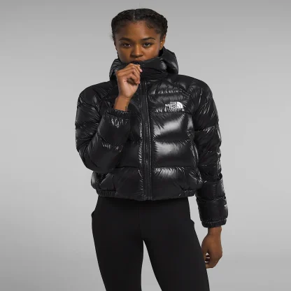 Women's Hooded Down Jacket - Black