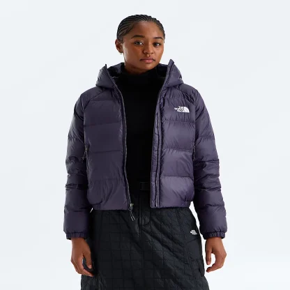 Women's Hooded Down Jacket - Black