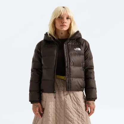 Women's Hooded Down Jacket - Black