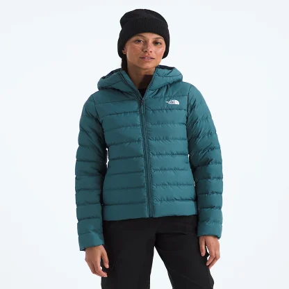 Women's Hooded Insulated Jacket - Blue