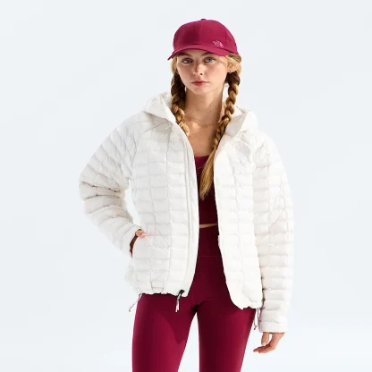 Women's Hooded Insulated Jacket - Plum