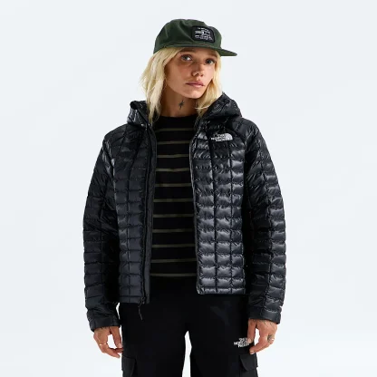 Women's Hooded Insulated Jacket - Plum