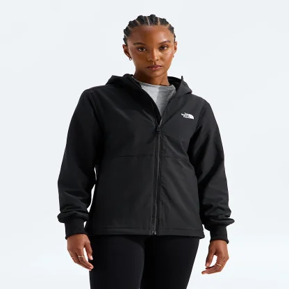 Women's Hooded Soft Shell Jacket - Gray