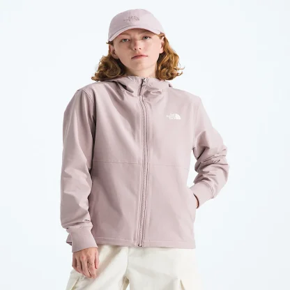 Women's Hooded Soft Shell Jacket - Gray