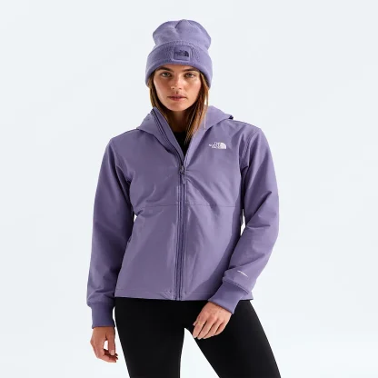 Women's Hooded Soft Shell Jacket - Gray