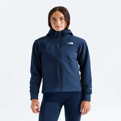 Women's Hooded Soft Shell Jacket - Gray