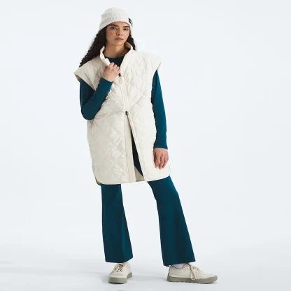 Women's Insulated Hiking Vest - White