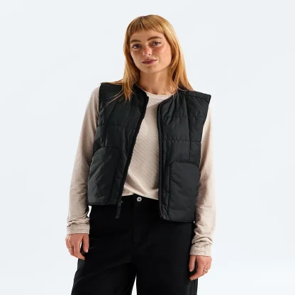 Women's Insulated Outdoor Vest - White
