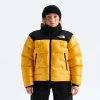 Women's Insulated Puffer Jacket - Gold Black
