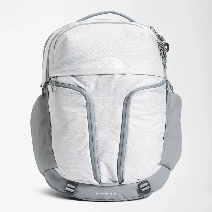 Women's Laptop Backpack - White Grey