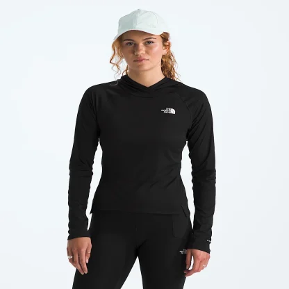 Women's Lightweight Running Hoodie - Black